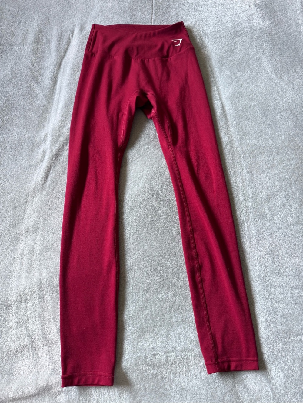 Gymshark High-Waisted Leggings | Burgundy | Size Small